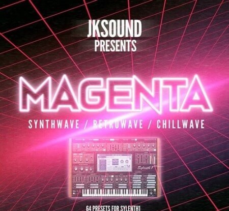 JKSOUND Magenta Synthwave for Sylenth1 Synth Presets